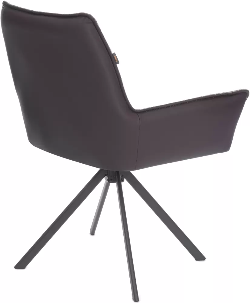 Офисный стул Tetchair Мурано опора 360 (велюр/букле (HYP), экокожа, бежевый/коричневый) фото