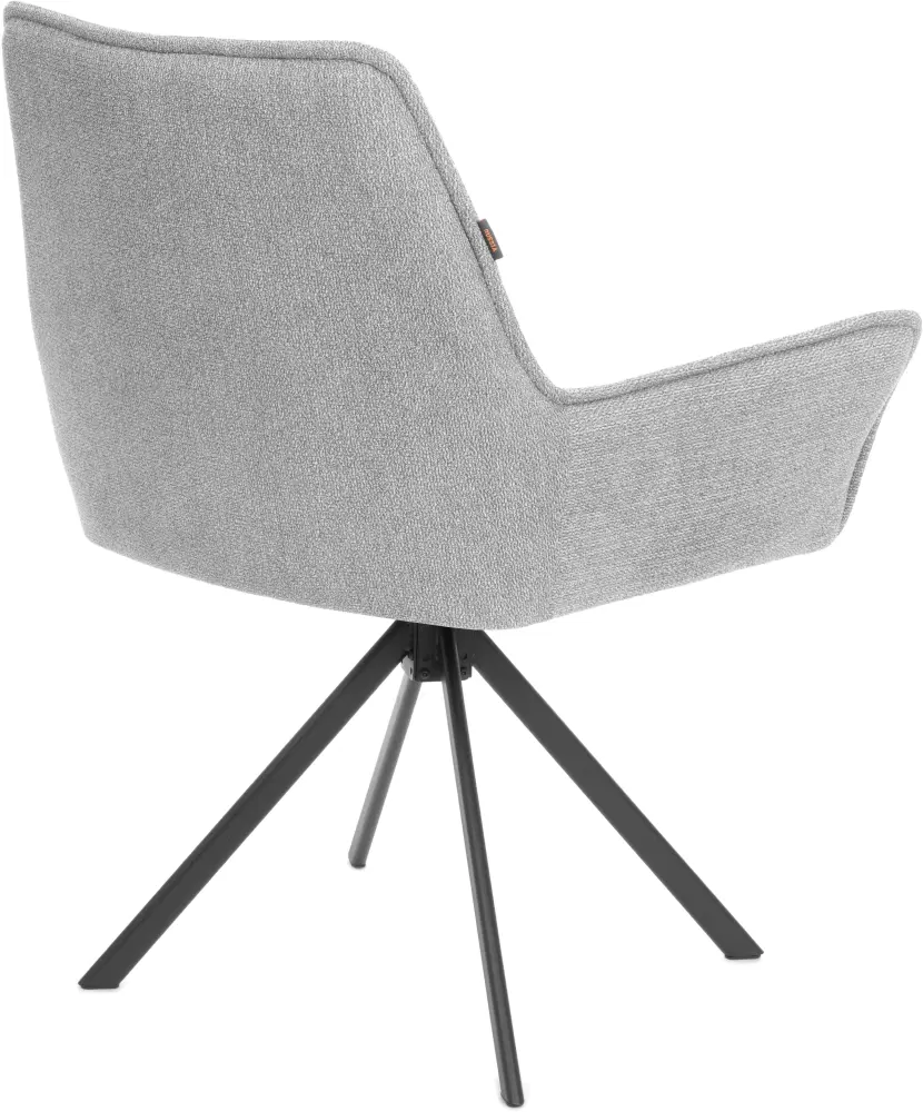 Офисный стул Tetchair Мурано опора 360 (велюр/букле (HYP), светло-серый) фото