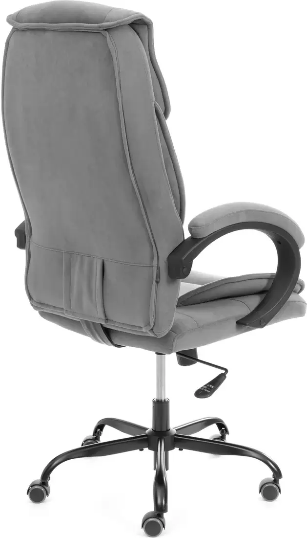 Офисное кресло Tetchair Oreon metalBL (велюр серый, 29) фото