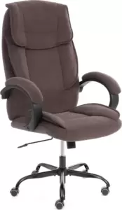 Офисное кресло TetChair Oreon metalBL велюр (коричневый, 6)