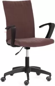 Кресло офисное TetChair Spark (флок коричневый) фото