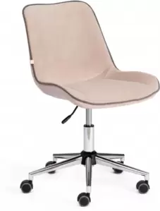 Офисное кресло TetChair Style (флок, бежевый) фото