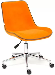 Кресло TetChair Style (флок, оранжевый) фото
