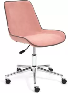 Офисное кресло TetChair Style (флок, розовый) фото