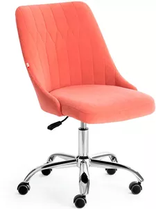Кресло TetChair Swan (флок, розовый) фото