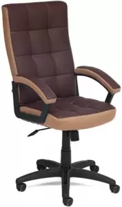 Компьютерное кресло TetChair Trendy (экокожа/ткань, коричневый/бронзовый) фото