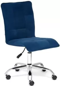 Кресло Tetchair Zero (флок, синий) фото