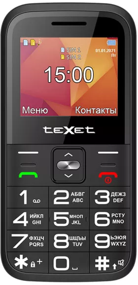 Мобильный телефон TeXet TM-B418 (черный) фото
