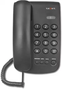 Проводной телефон TeXet TX-241 (черный) фото