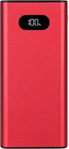 Портативное зарядное устройство TFN Blaze LCD PD 20000mAh (красный) фото
