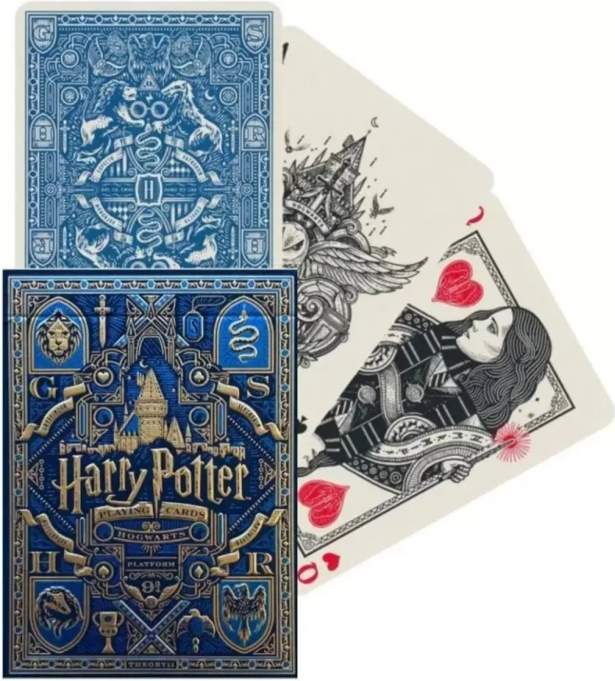 Игральные карты Theory 11 Harry Potter Deck - Blue. Raven Claw T1159 фото