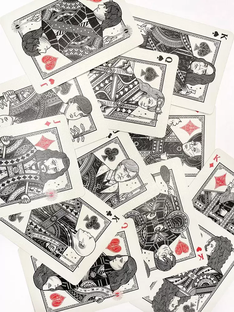 Игральные карты Theory 11 Harry Potter Deck - Red. Gryffindor T1158 фото