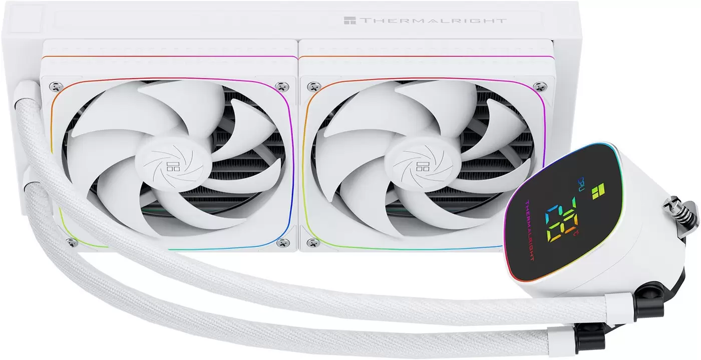 Система жидкостного охлаждения Thermalright Frozen Horizon 240 Digital ARGB (белый) фото