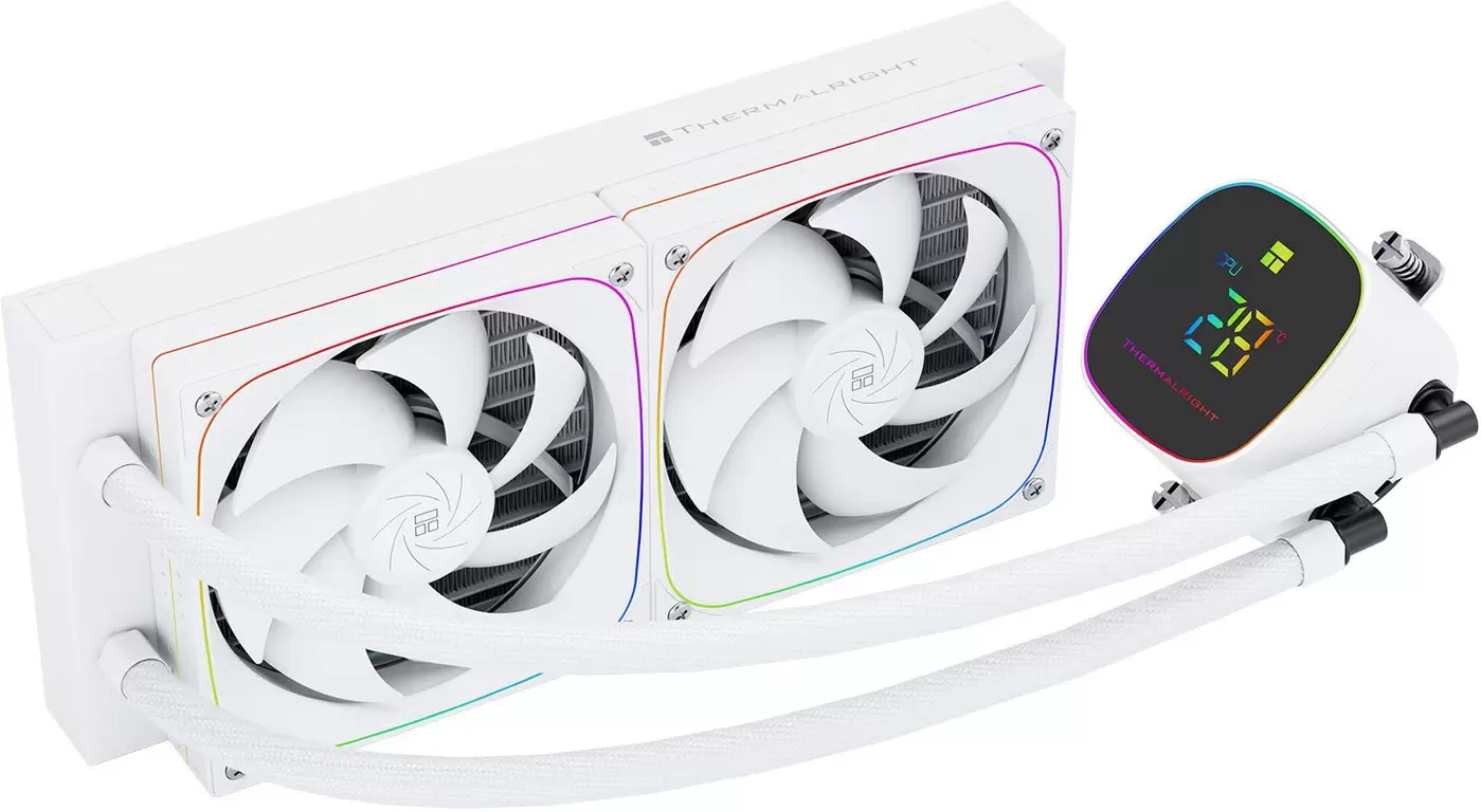 Система жидкостного охлаждения Thermalright Frozen Horizon 240 Digital ARGB (белый) фото