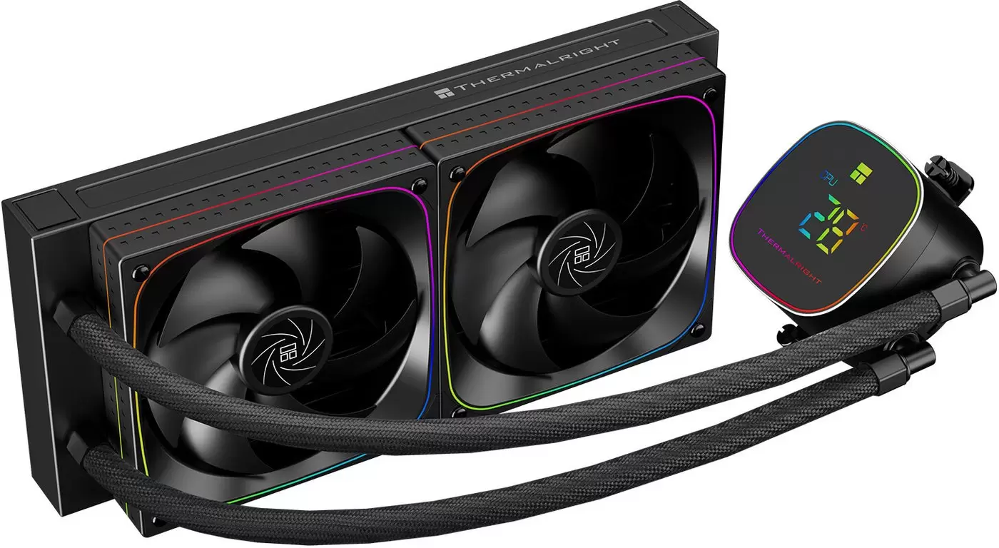 Система жидкостного охлаждения Thermalright Frozen Horizon 240 Digital ARGB (черный) фото
