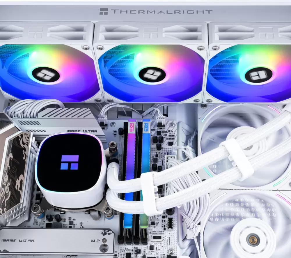 Система жидкостного охлаждения для процессора Thermalright Frozen Horizon 360 ARGB V2 (белый) фото