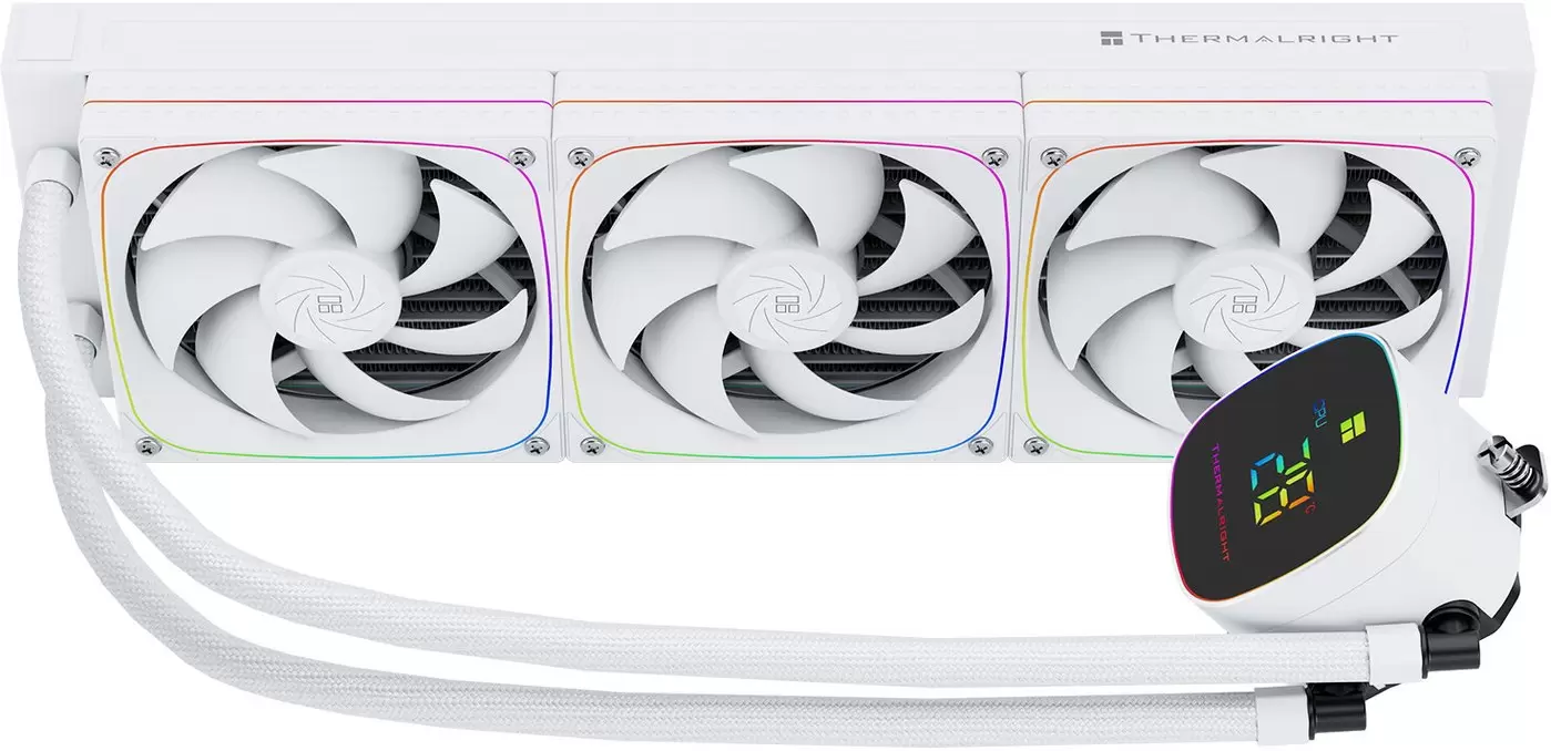 Система жидкостного охлаждения Thermalright Frozen Horizon 360 Digital ARGB (белый) фото