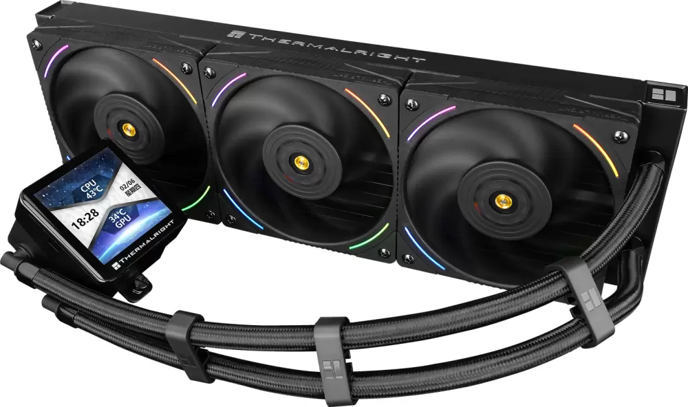 Система жидкостного охлаждения для процессора Thermalright Frozen Vision 360 ARGB V2 (черный) фото