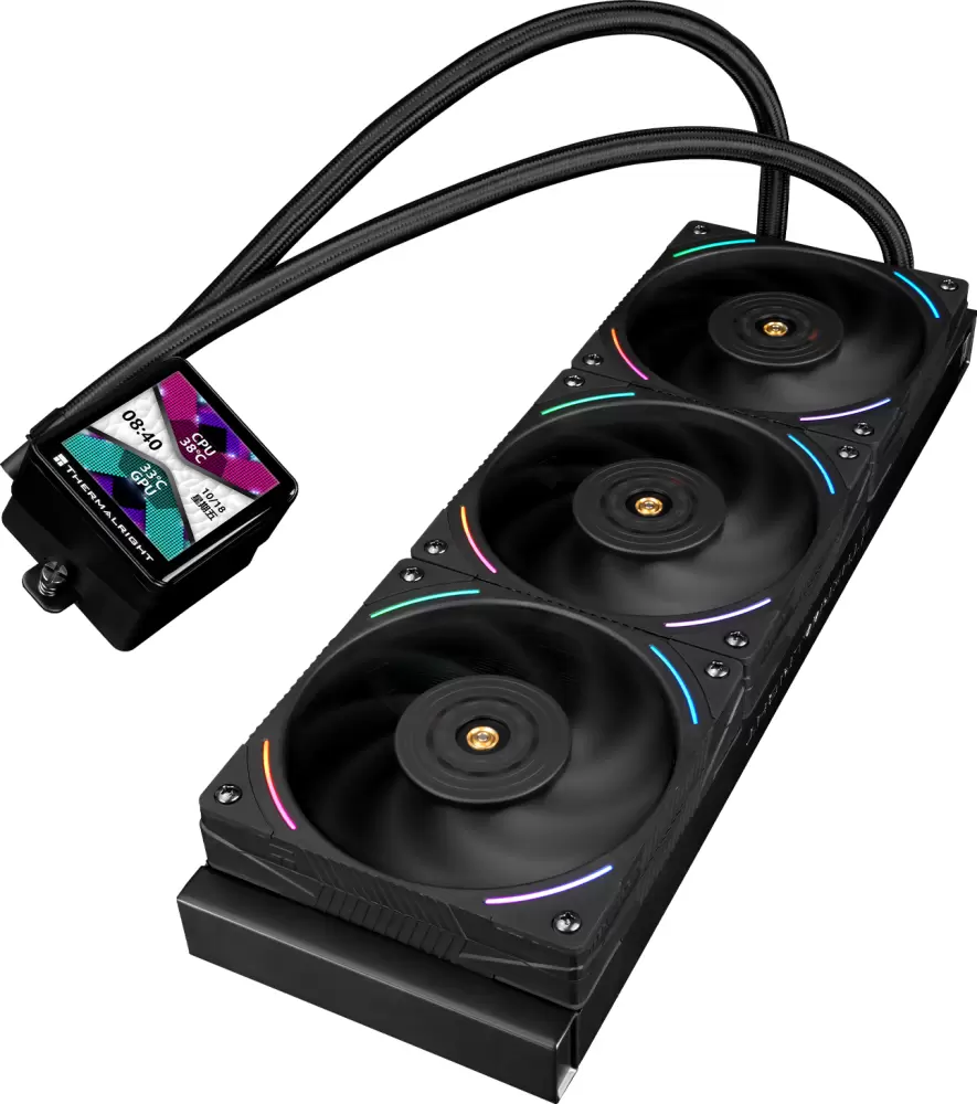 Система жидкостного охлаждения для процессора Thermalright Frozen Vision 360 ARGB V2 (черный) фото