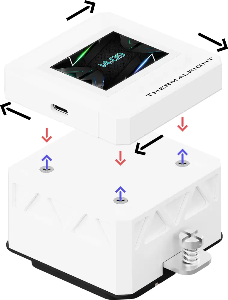 Система жидкостного охлаждения для процессора Thermalright Frozen Warframe 360 SE ARGB V2 (белый) фото