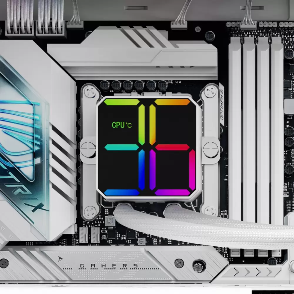 Система жидкостного охлаждения для процессора Thermalright Magic Qube 360 ARGB (белый) фото 5