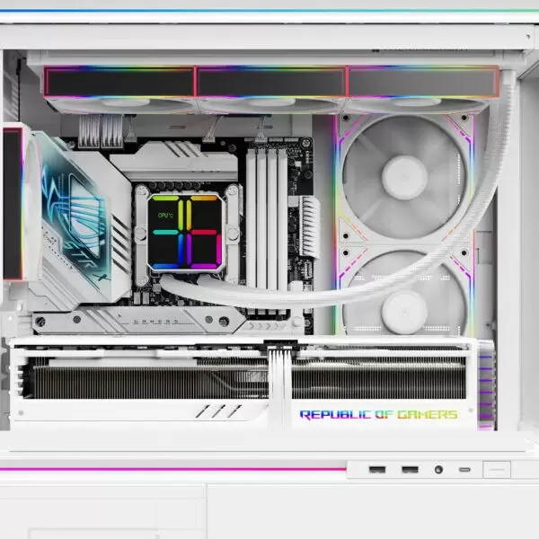 Система жидкостного охлаждения для процессора Thermalright Magic Qube 360 ARGB (белый) фото 6