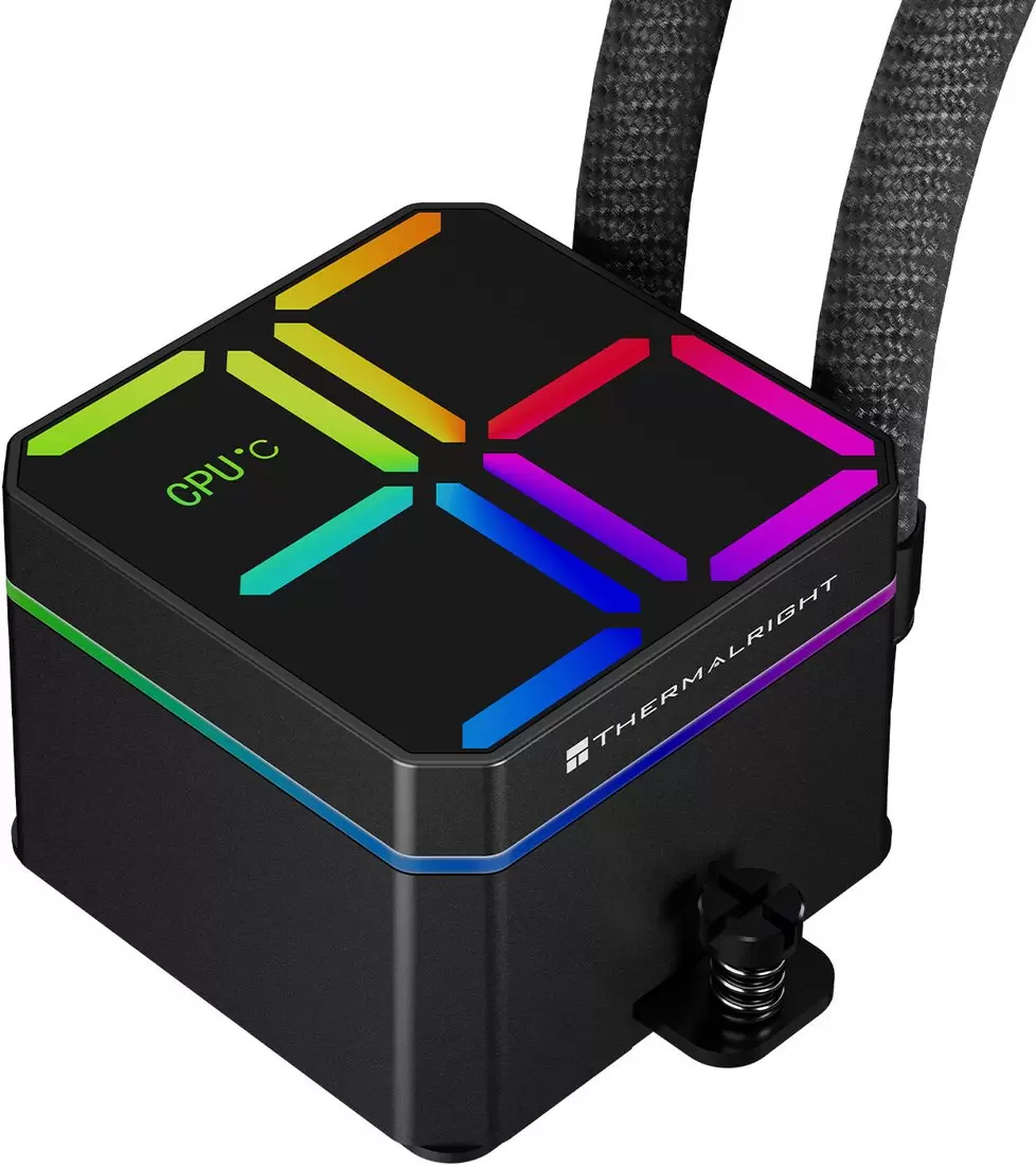 Система жидкостного охлаждения для процессора Thermalright Magic Qube 360 ARGB (черный) фото 6