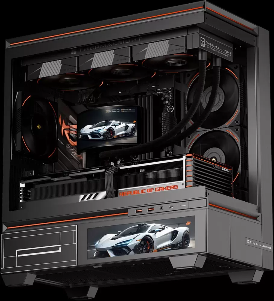 Система жидкостного охлаждения для процессора Thermalright Rainbow Vision 360 Turbo ARGB (черный) фото