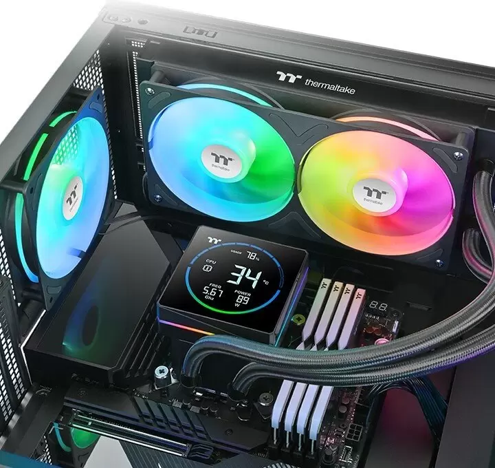 Система жидкостного охлаждения для процессора Thermaltake TH240-S V3 ARGB Sync CL-W469-PL12SW-A фото 6