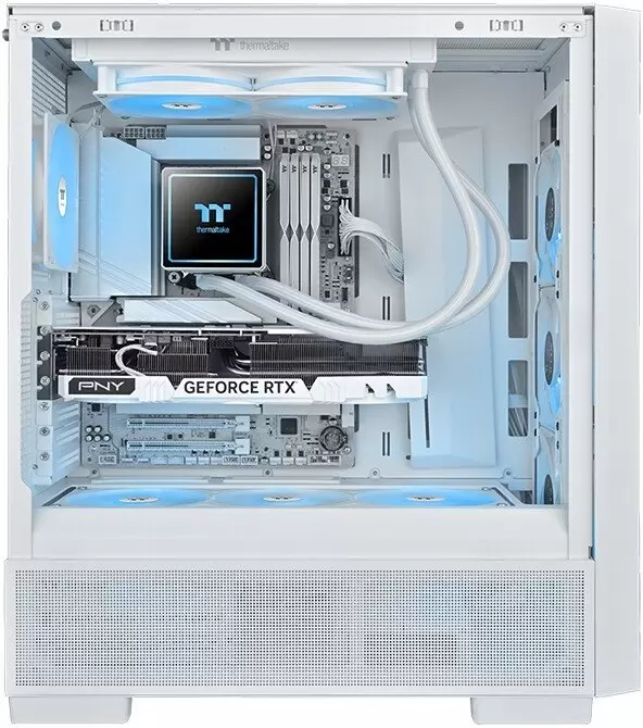 Система жидкостного охлаждения для процессора Thermaltake TH240 V3 ARGB Sync Snow Edition CL-W467-PL12SW-A фото 2