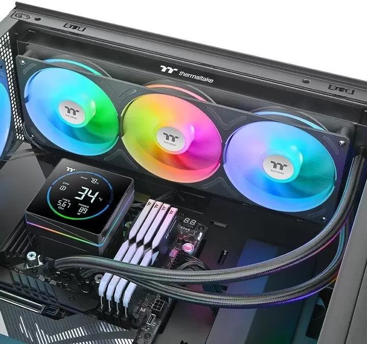 Система жидкостного охлаждения для процессора Thermaltake TH360-S V3 ARGB Sync CL-W470-PL12SW-A фото 5
