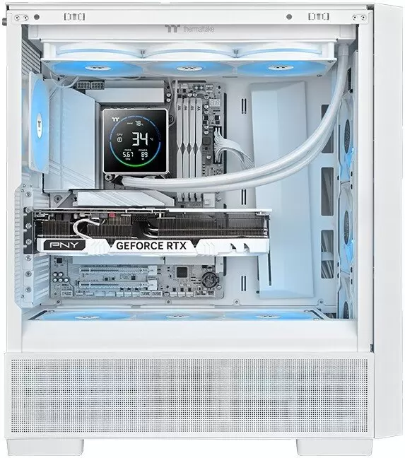 Система жидкостного охлаждения для процессора Thermaltake TH360-S V3 ARGB Sync Snow Edition CL-W472-PL12SW-A фото 6