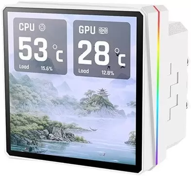Система жидкостного охлаждения для процессора Thermaltake TH360 V3 Ultra ARGB Sync Snow Edition CL-W476-PL12SW-A фото 2