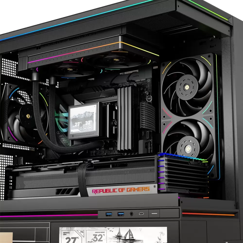 Комплект вентиляторов для корпуса Thermalright TL-UB24 (черный) фото 2