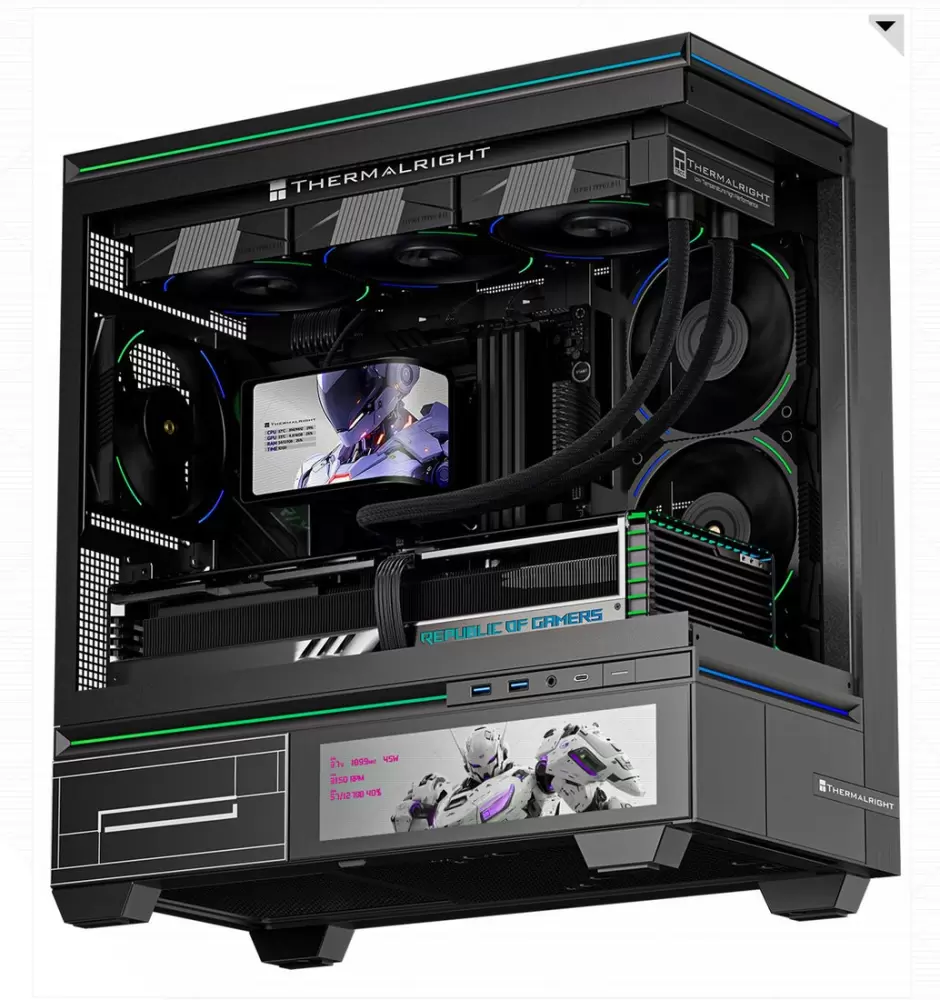 Система жидкостного охлаждения для процессора Thermalright Wonder Vision 360 Turbo ARGB (черный) фото