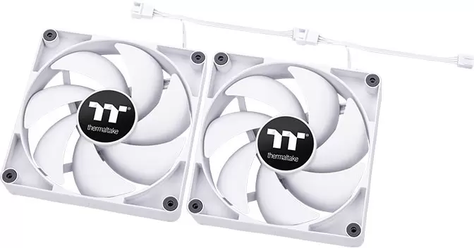 Набор вентиляторов Thermaltake CT120 2-Fan Pack White CL-F151-PL12WT-A фото