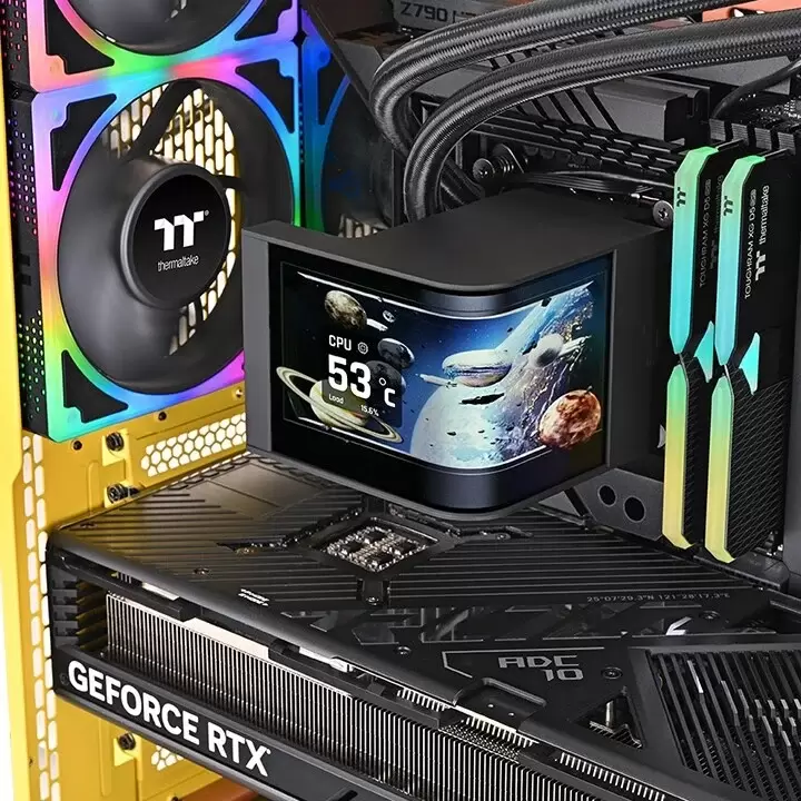 Система жидкостного охлаждения для процессора Thermaltake MAGCurve 360 Ultra ARGB Sync CL-W453-PL12SW-A фото 4