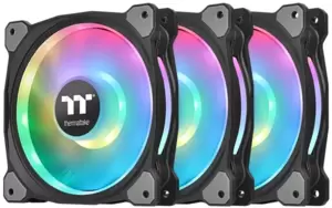 Комплект вентиляторов для корпуса Thermaltake Riing Duo 12 RGB TT Premium Edition CL-F073-PL12SW-A фото