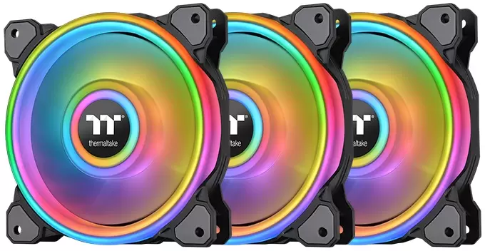 Thermaltake Riing Quad 12 RGB TT Premium 3 Fan Pack CL-F088-PL12SW-A