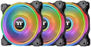 Комплект вентиляторов для корпуса Thermaltake Riing Quad 12 RGB TT Premium 3 Fan Pack CL-F088-PL12SW-A фото