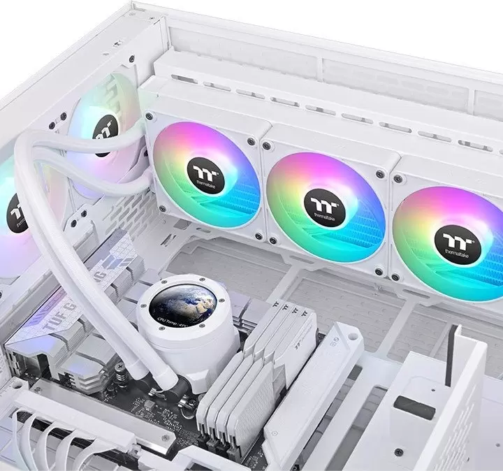 Система жидкостного охлаждения для процессора Thermaltake TH360 V2 Ultra EX ARGB Snow Edition CL-W426-PL12SW-A фото
