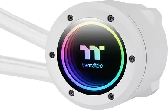 Жидкостное охлаждение для процессора Thermaltake TH420 V2 ARGB Snow Edition CL-W378-PL14SW-A фото