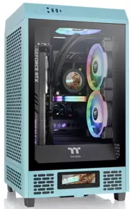 Корпус Thermaltake The Tower 200 Turquoise CA-1X9-00SBWN-00