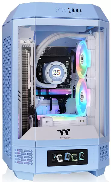 Thermaltake The Tower 250 Hydrangea Blue CA-1Z9-00SFWN-00