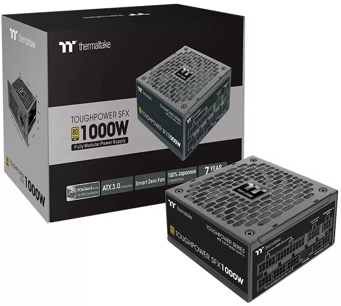 Блок питания Thermaltake Toughpower SFX 1000W Gold TT Premium Edition PS-STP-1000FNFAGE-1 фото