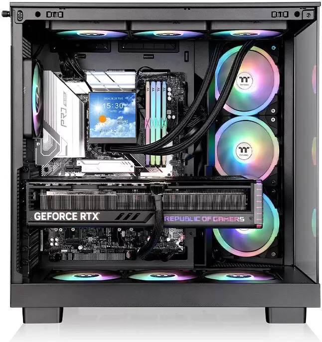 Корпус Thermaltake View 380 XL WS ARGB Black CA-11E-00M1WN-WS фото 2