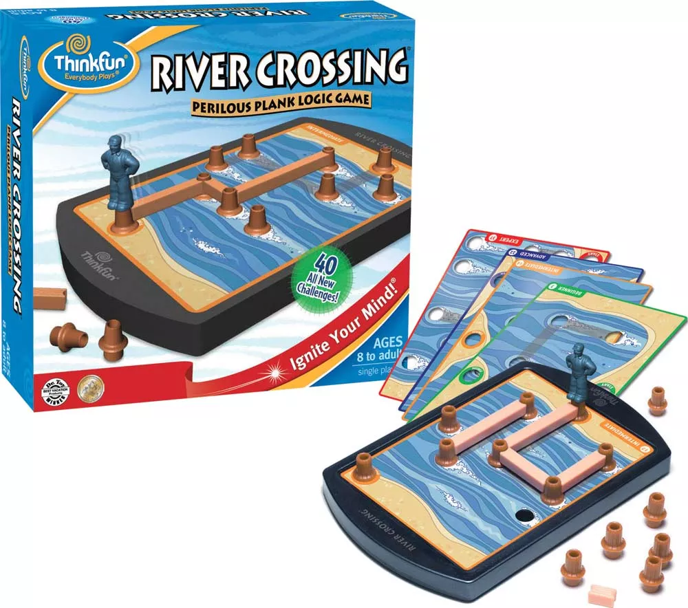 Настольная игра ThinkFun River Crossing (Опасная переправа) купить недорого  в Минске, цены – Shop.by