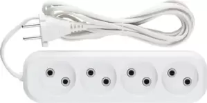 Удлинитель Тифлос У6-4-7м (белый) фото