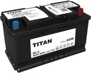 Аккумулятор Titan AGM R+ (80Ah) фото