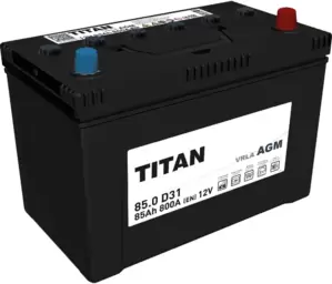 Аккумулятор Titan AGM R+ (85Ah) фото